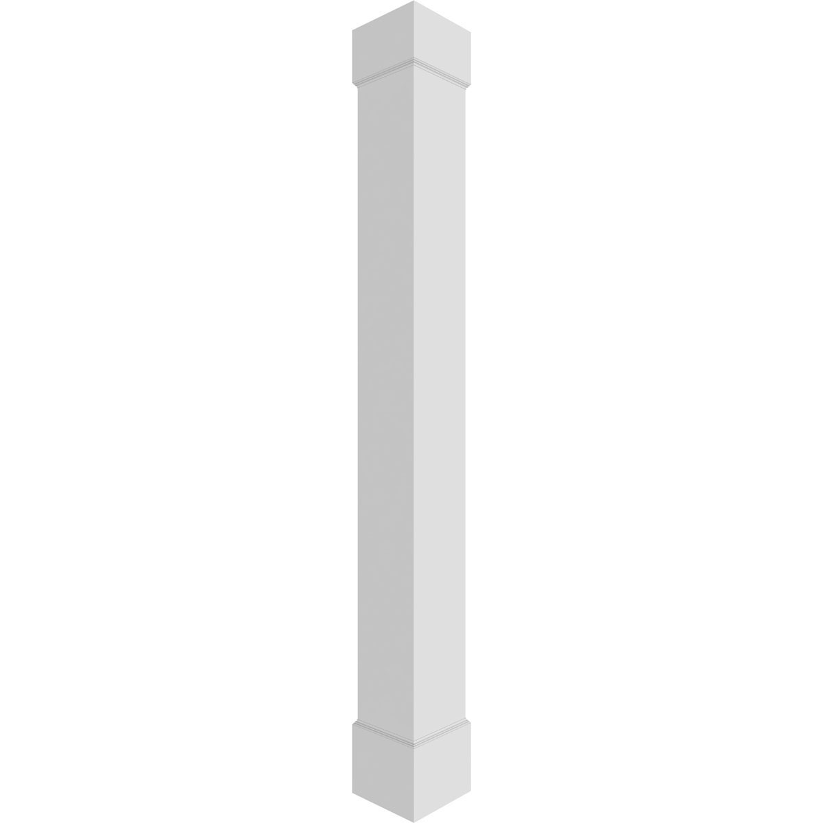 Sleek square column design with a modern finish, perfect for architectural detailing and structural support in contemporary spaces. Ideal for enhancing aesthetics in various environments.